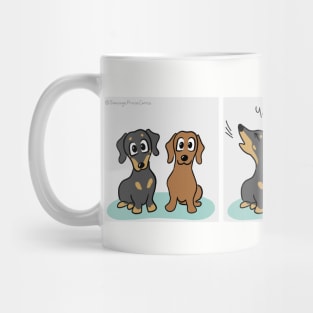 Why Are We Barking?  - Sausage Prince Comics Mug